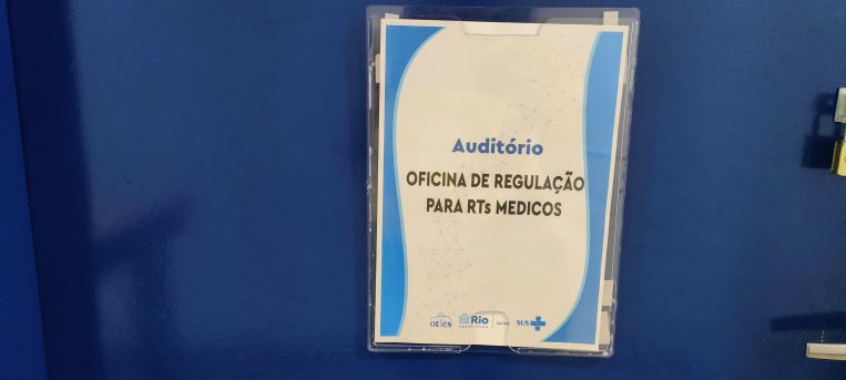 OFICINA DE REGULAÇÃO PARA RTs MEDICOS