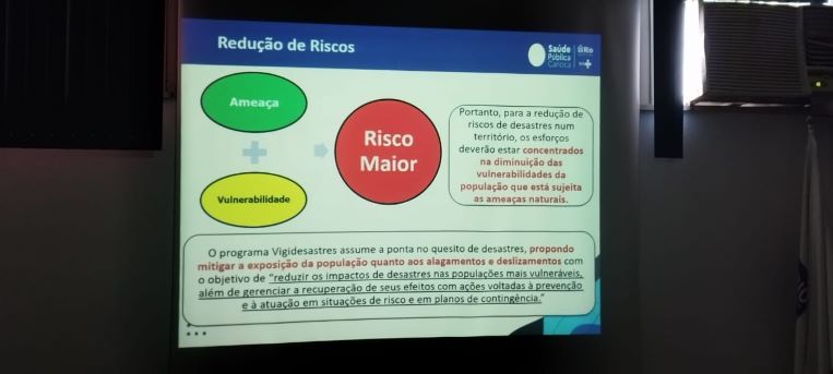 PREVIA DA APRESENTAÇÃO DO RISCO NÃO BIOLÓGICO