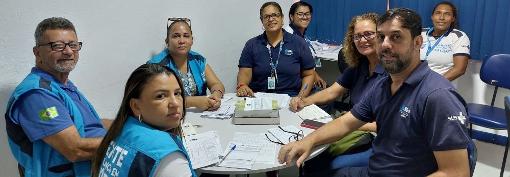 REUNIÃO COM A EQUIPE DE VIGILÂNCIA AMBIENTAL