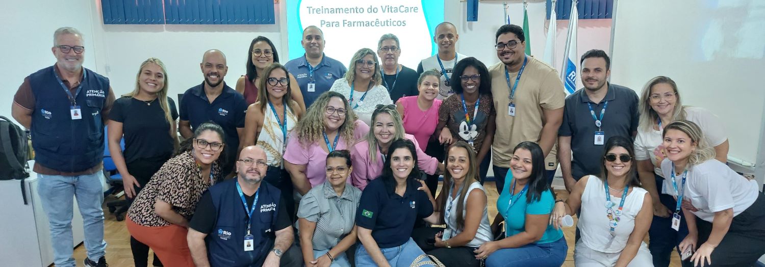 TREINAMENTO DO VITA CARE PARA OS FARMACÊUTICOS