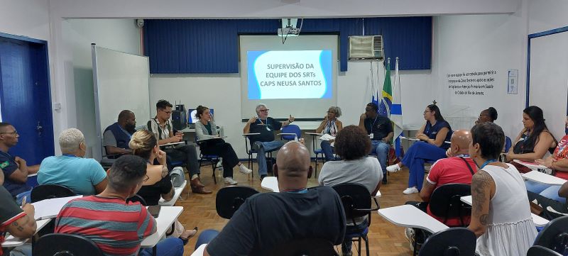 Supervisão do Serviço Residencial Terapêutico (SRT) do Centro de Atenção Psicossocial (CAPS) Neusa Santos Souza.