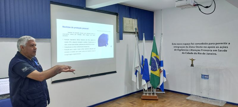 reinamento para o uso de LARVICIDA -BTI, aprimorar as técnicas  de manuseio de larvicida e o uso do devido Equipamento de Proteção Individual.