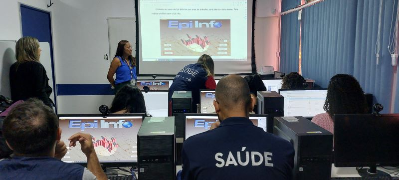 Treinamento TABWIN e Epilnfo com objetivo de treinar e discutir o uso das ferramentas no monitoramento do processo de investigação SVA.