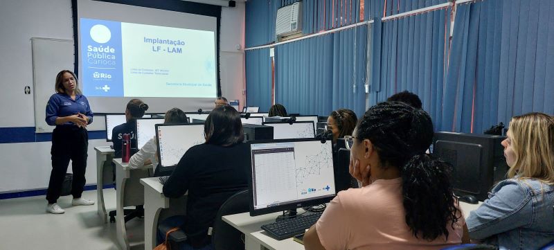 O objetivo do treinamento “LF-LAM” foi capacitar profissionais para realização do teste nas unidades de saúde da AP 5.1.