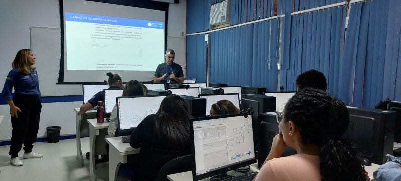 O objetivo do treinamento “LF-LAM” foi capacitar profissionais para realização do teste nas unidades de saúde da AP 5.1.