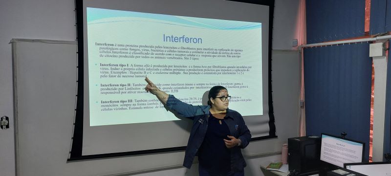 Capacitação sobre exame IGRA, o objetivo do evento foi capacitar profissionais técnicos para ampliação de unidades coletoras do Exame IGRA.