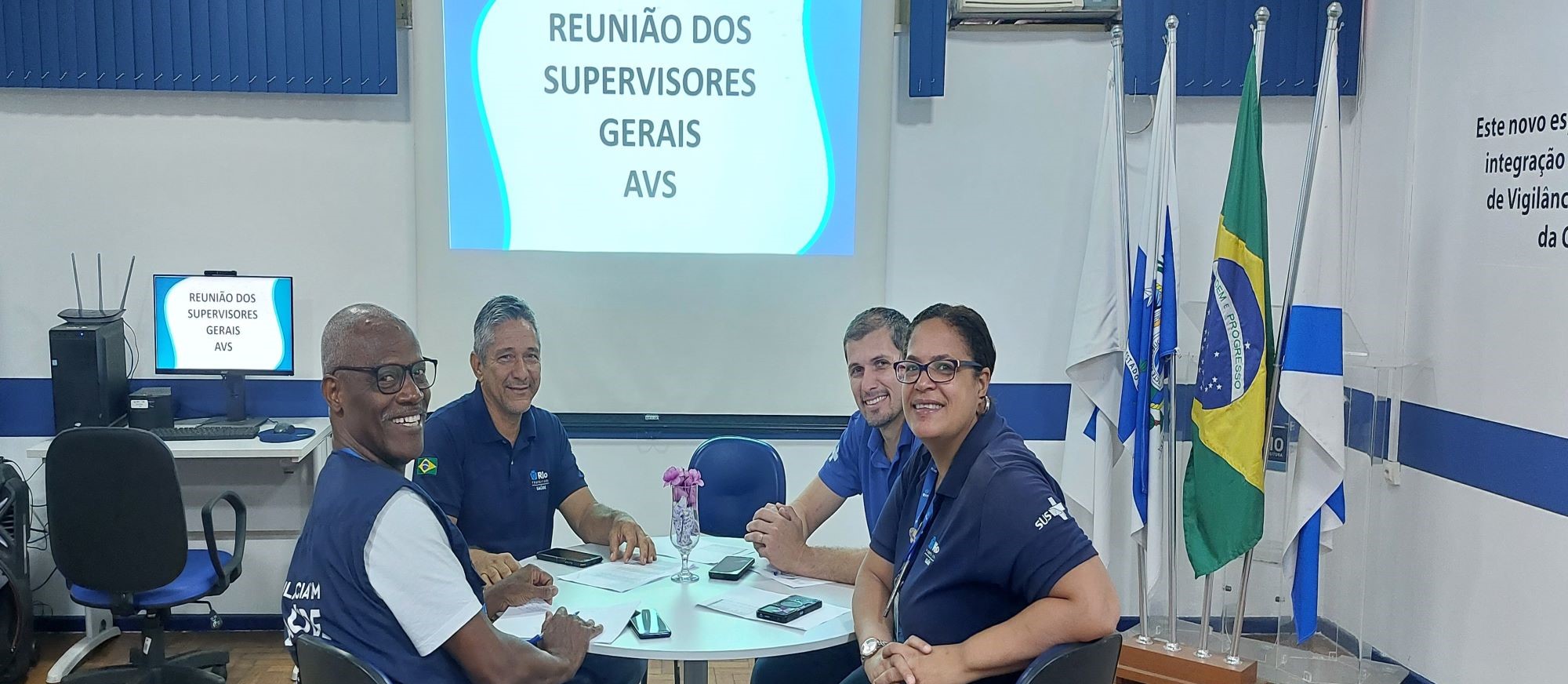 REUNIÃO COM SUPERVISORES DOS AVSs