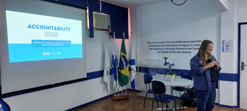 Seminários Accountability objetiva a prestação de contas das ações desenvolvidas pelas unidades e equipes de saúde.