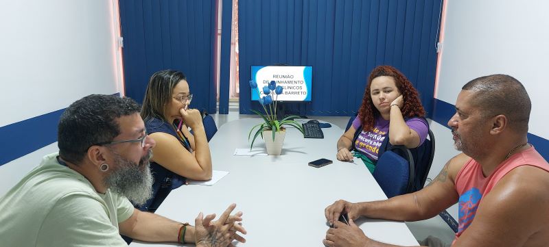 CAPS Lima Barreto, unidade que presta serviço de saúde de caráter aberto e comunitário, constituído por equipe multiprofissional.