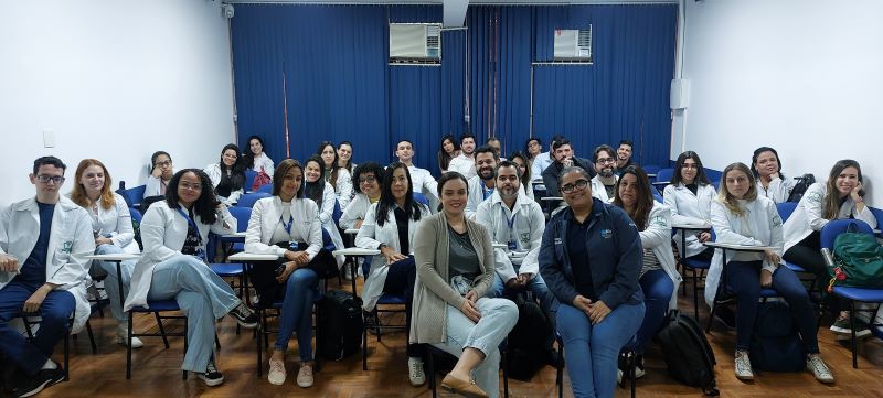 Aula de Extensão II epidemiologia - Universidade Castelo Branco, o assunto abordado foi a Introdução à Vigilância em Saúde.