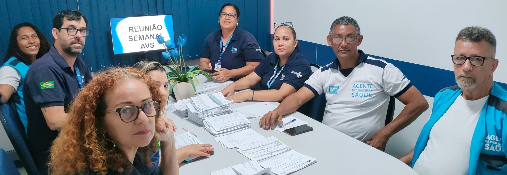 REUNIÃO SEMANAL DOS AGENTES DE VIGILÂNCIA EM SAÚDE