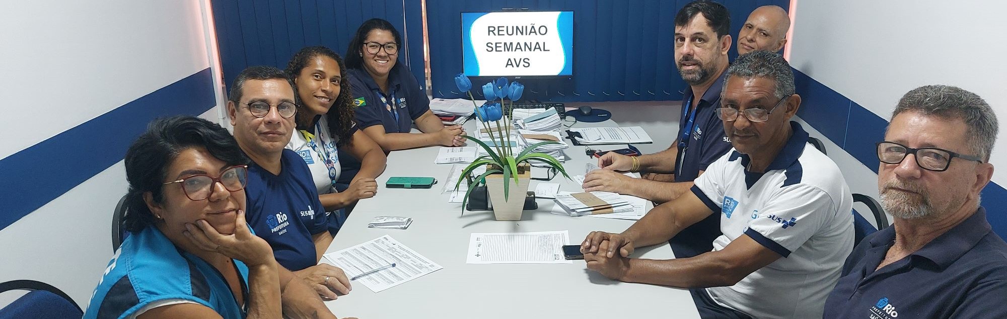 REUNIÃO DE EQUIPE DOS AVSs