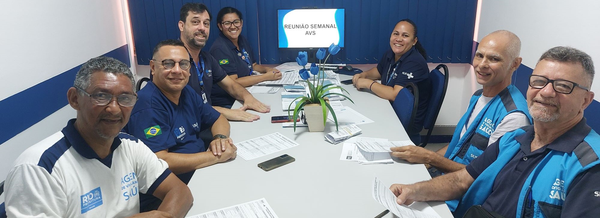 REUNIÃO DE EQUIPE DOS AVSs