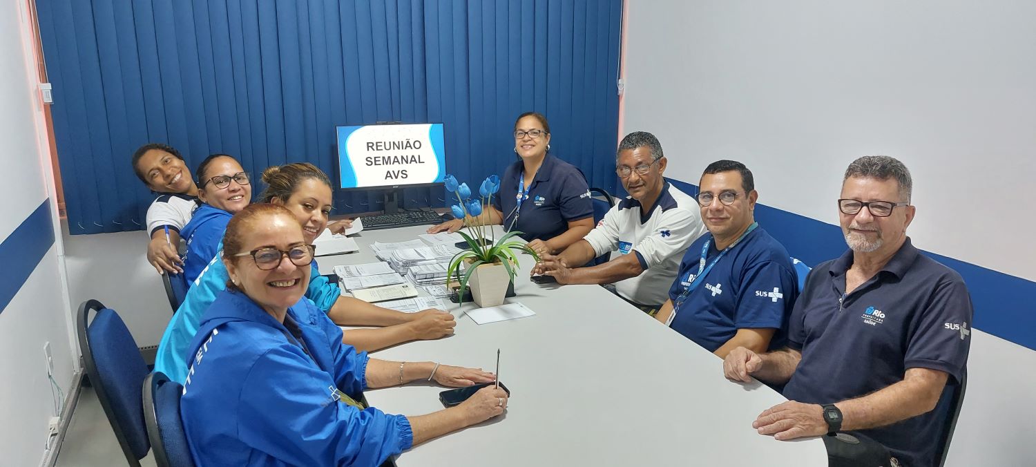 REUNIÃO DE EQUIPE DOS AVSs