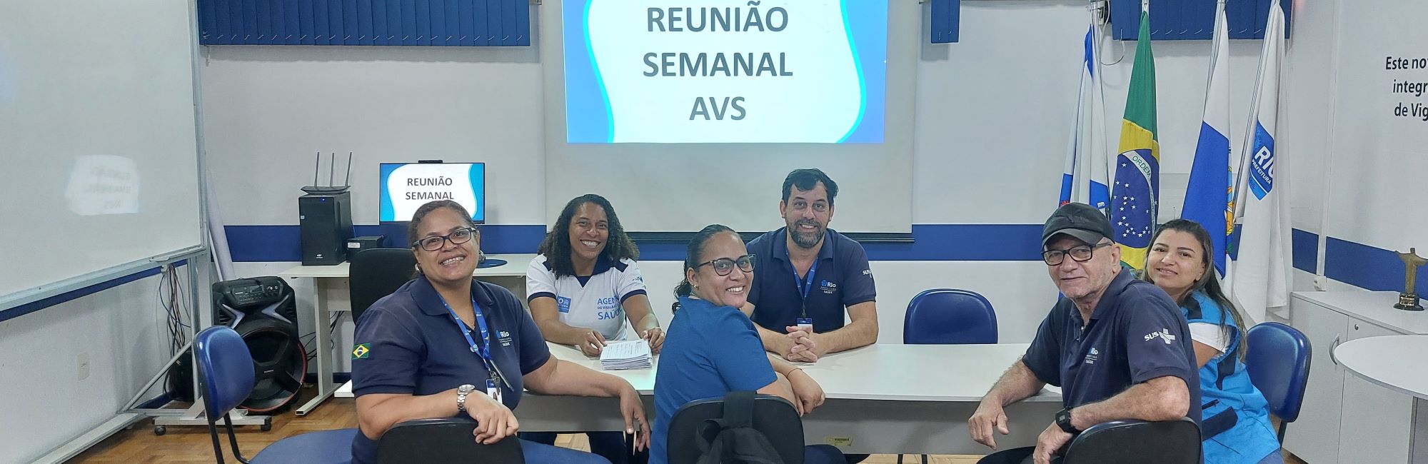 REUNIÃO DE EQUIPE DOS AVSs