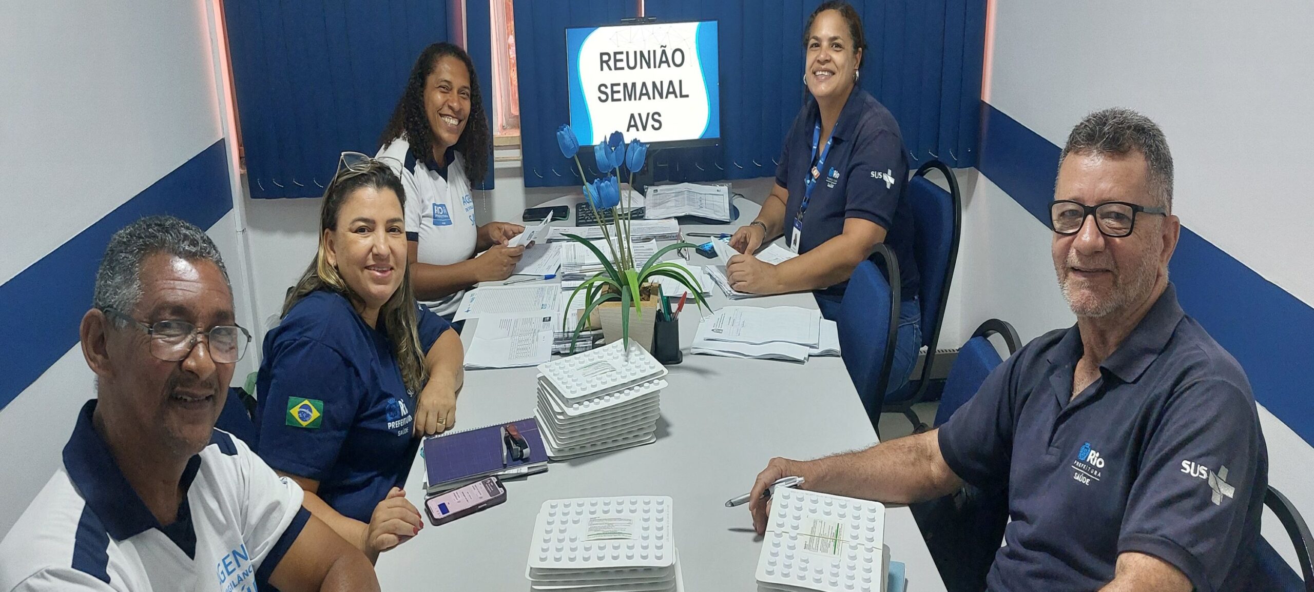 REUNIÃO DE EQUIPE DOS AVSs