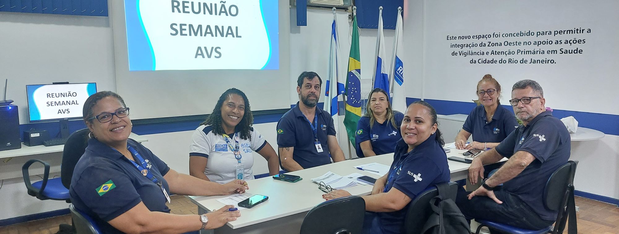 Reunião de Equipe dos AVSs