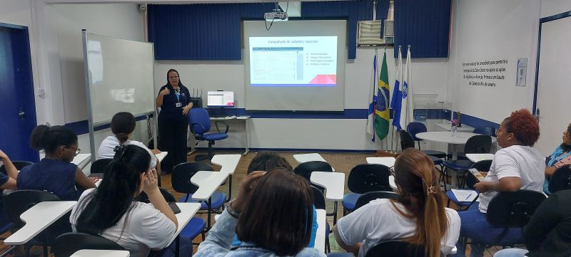 Reunião Geral CMS Manoel Guilherme - AP 5.1, com foco na elaboração de ações para o Novembro Negro, participação de todo corpo técnico.