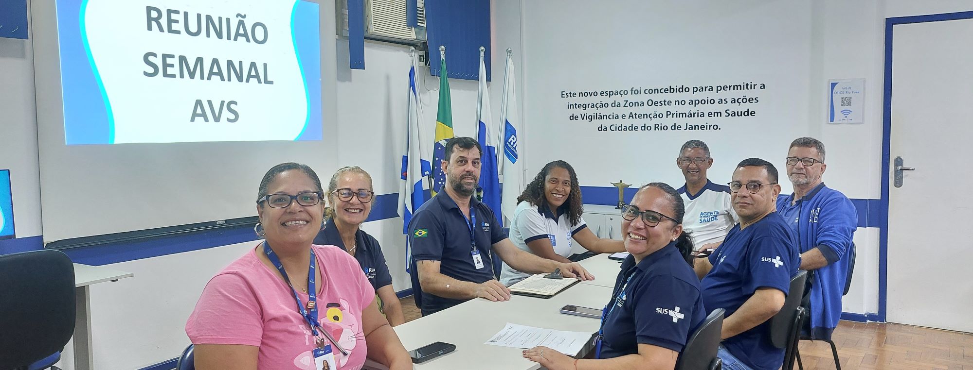 Reunião de Equipe dos AVSs