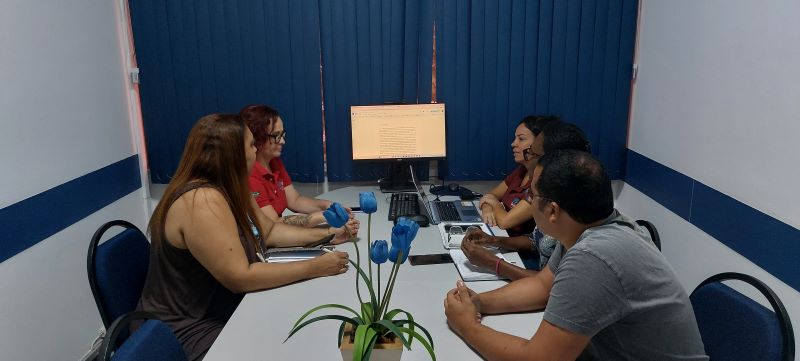 Reunião da Política de Saúde do Trabalhador e da Trabalhadora, com objetivo do planejamento e estruturação do CEREST.