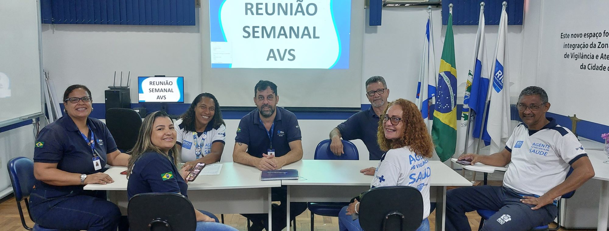 Reunião de Equipe dos AVSs