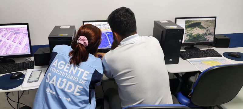 A oficina de territorialização tem o objetivo de delinear as microáreas dos territórios da Atenção Básica à Saúde.