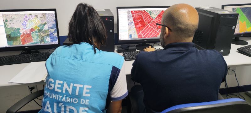 A oficina de territorialização tem o objetivo de delinear as microáreas dos territórios da Atenção Básica à Saúde.