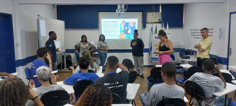 Oficina de Sexualidade - Desdobramentos, com a Rede de Adolescentes e Jovens Promotores da Saúde, multiplicadores - (RAP). 