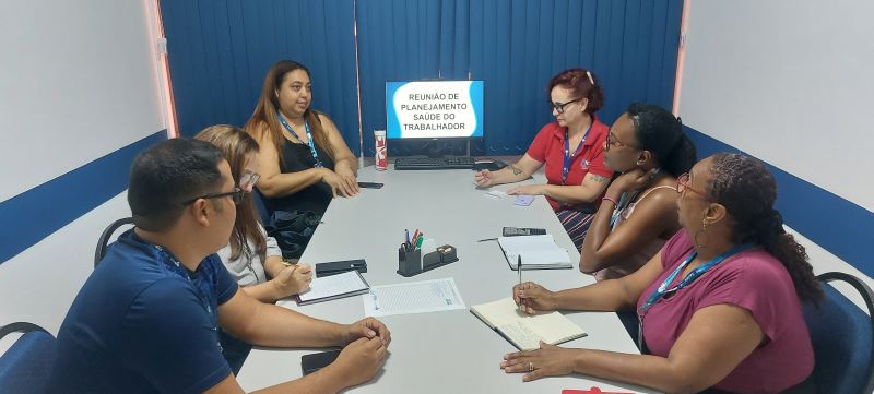 Reunião da Política de Saúde do Trabalhador e da Trabalhadora, com objetivo do planejamento e estruturação do CEREST.