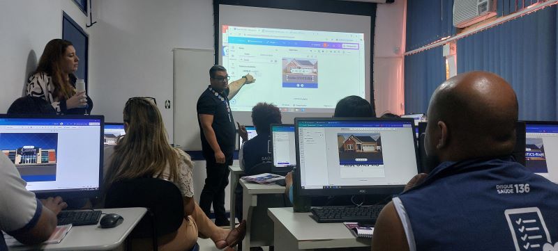 Curso Básico de Canva, uma ferramenta online de design e comunicação visual que permite criar e editar designs diretamente do navegador.  