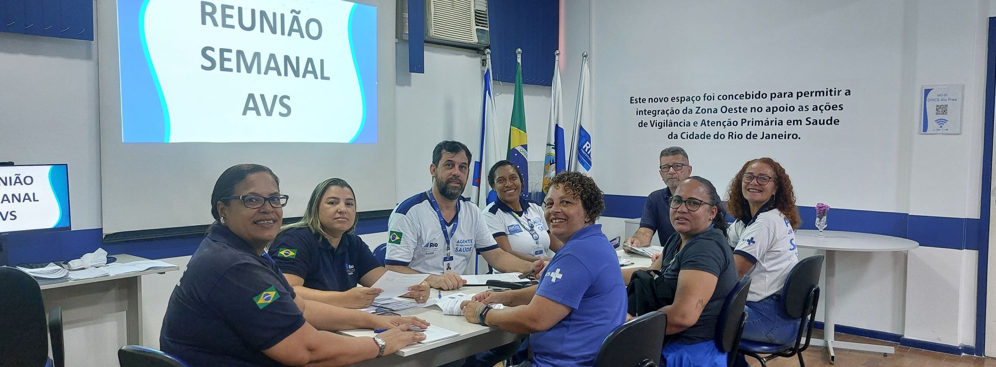 Reunião de Equipe dos AVSs