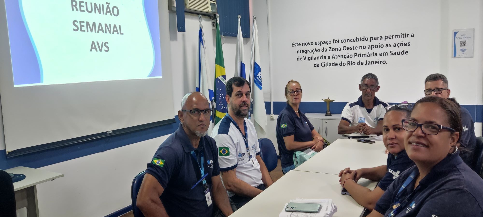 Reunião de Equipe dos AVSs