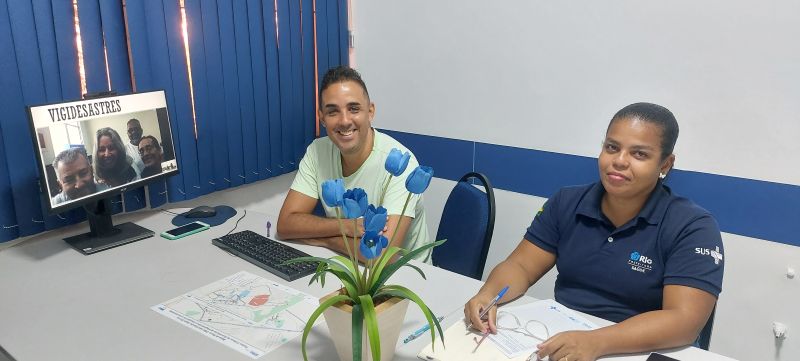 Reunião da Gerência de Fatores de Risco Não Biológico - VIGIDESASTRES - apontar inconsistências do trabalho e uma prévia das novas ações.