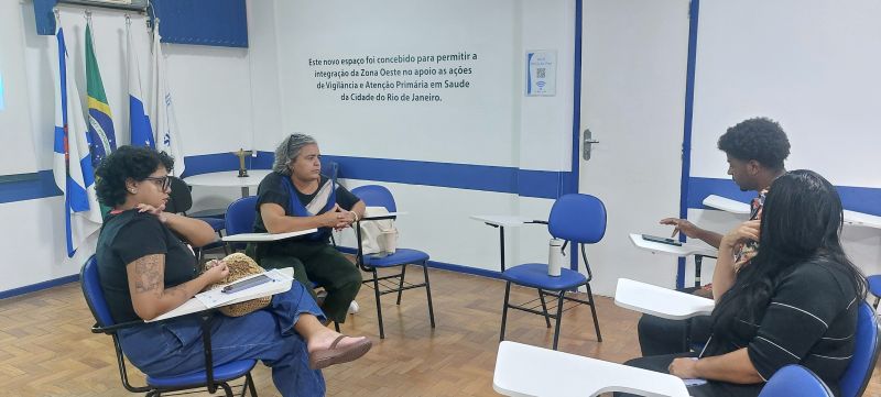 Reunião da Equipe SRT Caps Lima Barreto.