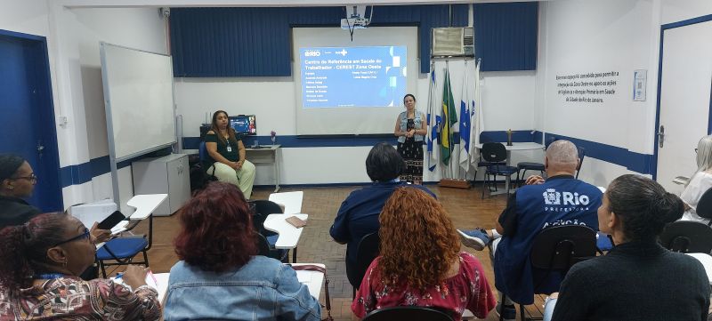 Qualificação dos Profissionais do Cerest, o assunto abordado foi a definição de fluxo de atividades dos Cerests.