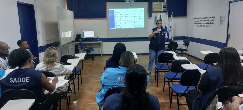 Reunião Geral CMS Manoel Guilherme AP 5.1, com foco no processo de trabalho, participação de todo corpo técnico.