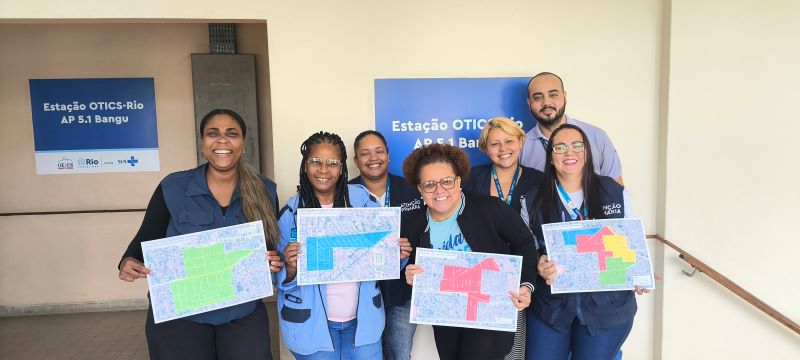A oficina de territorialização tem o objetivo de delinear as microáreas dos territórios da Atenção Básica à Saúde.