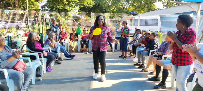 Festa Junina da Academia Carioca do CMS MGSF - AP 5.1, momento de lazer e integração entre alunos, professores e a comunidade, isso é saúde.