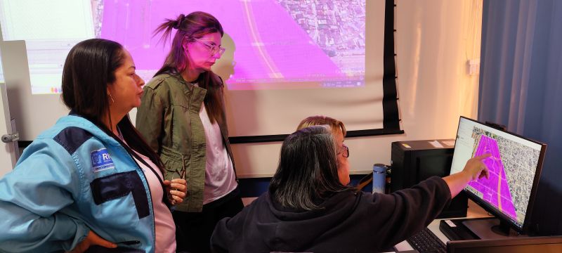 Oficina de Territorialização do CMS Padre Miguel - AP 5.1, tem o objetivo de delinear as microáreas dos territórios da Atenção Básica à Saúde.