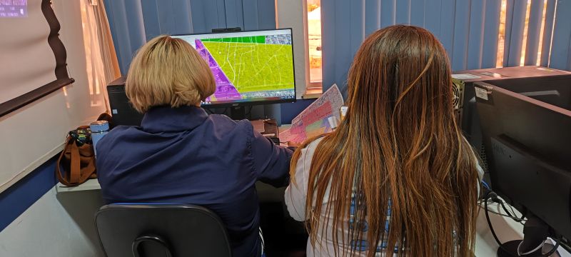 Oficina de Territorialização do CMS Padre Miguel - AP 5.1, tem o objetivo de delinear as microáreas dos territórios da Atenção Básica à Saúde.