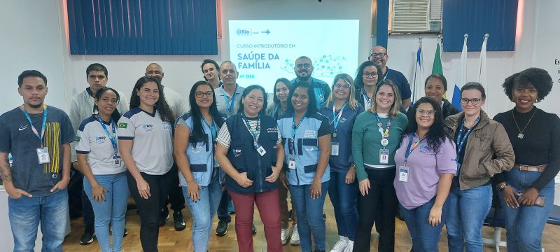 Curso Introdutório Saúde da Família é uma das estratégias prioritárias de formação de profissionais da Atenção Primária do município do RJ.