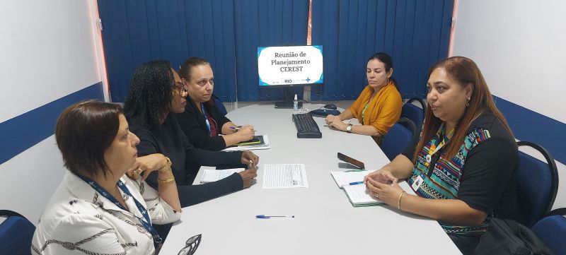 Reunião de Planejamento das Ações do Cerest, com objetivo de organizar do serviço e estruturação do (CEREST) da Zona Oeste.