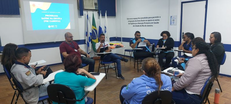 Planejamento do Programa Saúde na Escola , identificação de problemas, definição de objetivos, e a criação de estratégias de ação.