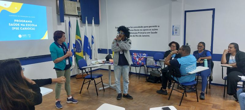 Oficina de Qualificação dos Profissionais para Atuação no PSE. Planejamento do Programa Saúde na Escola , identificação de problemas, definição de objetivos, e a criação de estratégias de ação.