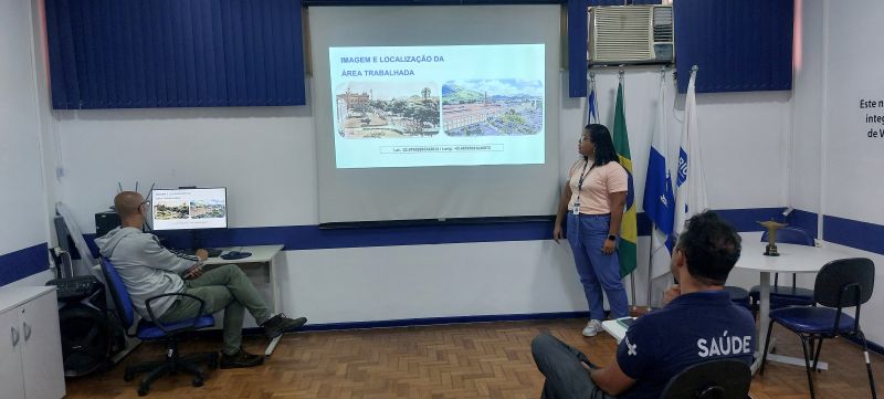 Treinamento de Integrante da Equipe de Risco Não Biológico, prévia da apresentação Vigisolo, o tema abordado foi a Rota de Exposição Programa Vigisolo.