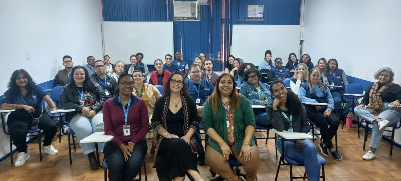 Oficina em Saúde do Trabalhador - Caps Lima Barreto para os profissionais do CAPS Lima Barreto. Qualificação dos Profissionais atividades dos Cerests.