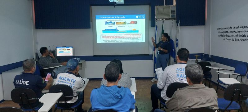 Rota de Exposição do Serviço de Vigilância Ambiental em Saúde - capacitar turmas de AVSs para execução de trabalho de campo que identifique os pontos de exposição endereçados no território do CMS Masao Goto – AP 5.1.