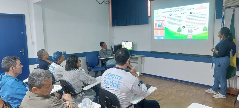 Rota de Exposição do Serviço de Vigilância Ambiental em Saúde - capacitar turmas de AVSs para execução de trabalho de campo que identifique os pontos de exposição endereçados no território do CMS Masao Goto – AP 5.1.