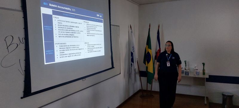 Seminário Accountability objetiva a prestação de contas das ações desenvolvidas pelas unidades e equipes de saúde.