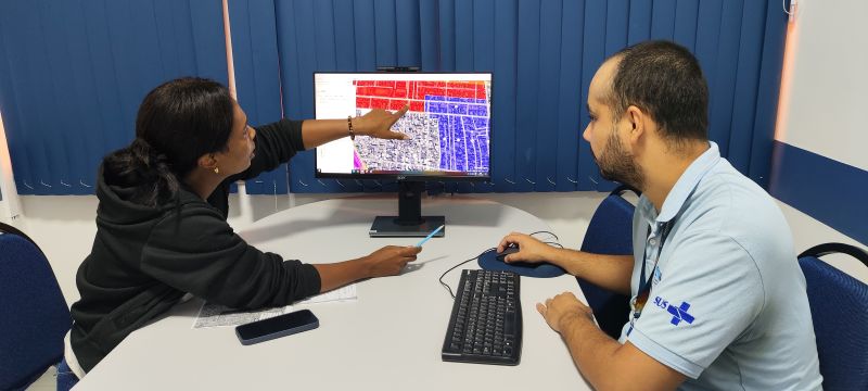 Oficina de Territorialização do CMS Padre Miguel - AP 5.1, tem o objetivo de delinear as microáreas dos territórios da Atenção Básica à Saúde.